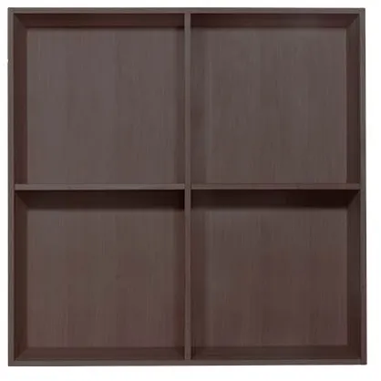 Kidi kirjahylly - Massiivinen sormiliitetty tammi - Tumma smoked - 34 cm