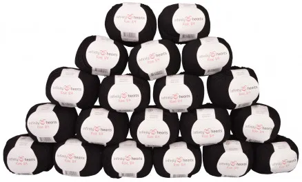 Infinity Hearts Rose 8/4 Lanka-pakkaus Yksivärinen 01 Musta - 20 kpl - Infinity Hearts Rose 8/4 Lanka-pakkaus Yksivärinen 01 Musta - 20 kpl