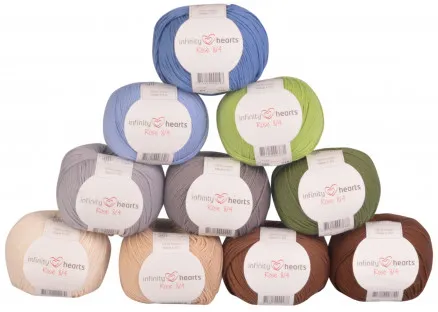 Infinity Hearts Rose 8/4 Lanka-pakkaus 04 Luonnon värit - 10 kpl - Lanka-pakkaus 04 Luonnon värit